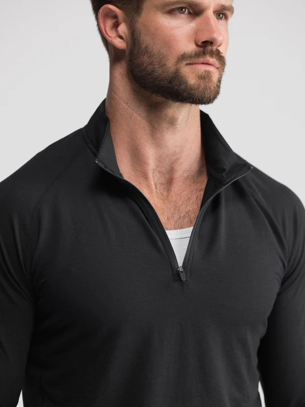 PERFORMANCE AIRKNIT FITTED QUARTER ZIP