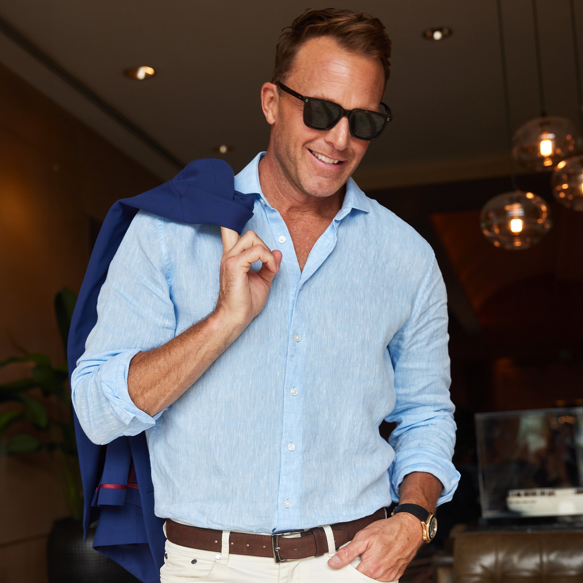 TOSCANO LINEN SHIRT LIGHT