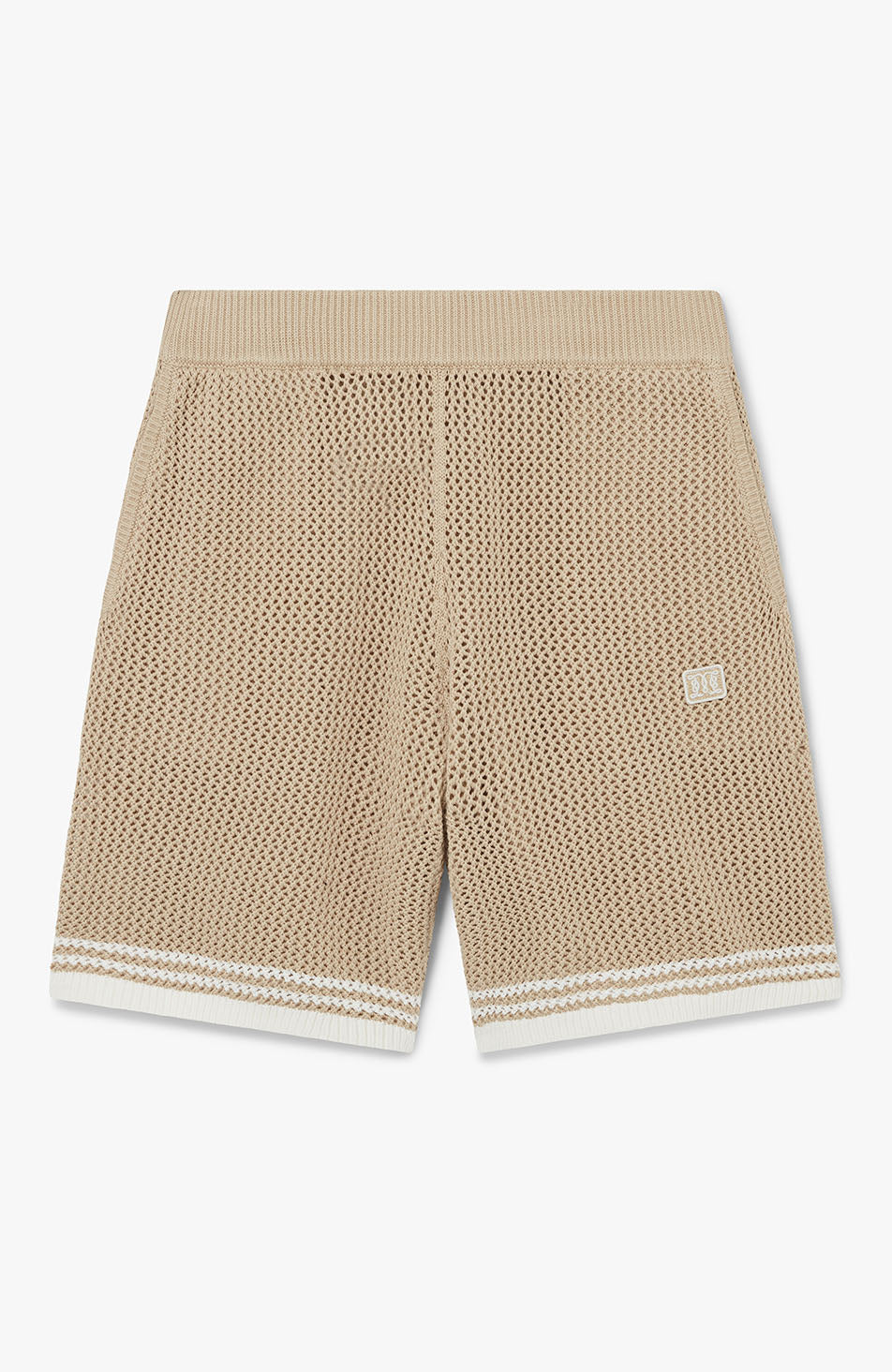 Malibu Cotton Crochet Shorts in Blue