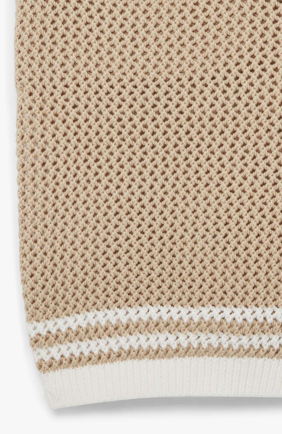 Malibu Cotton Crochet Shorts in Blue