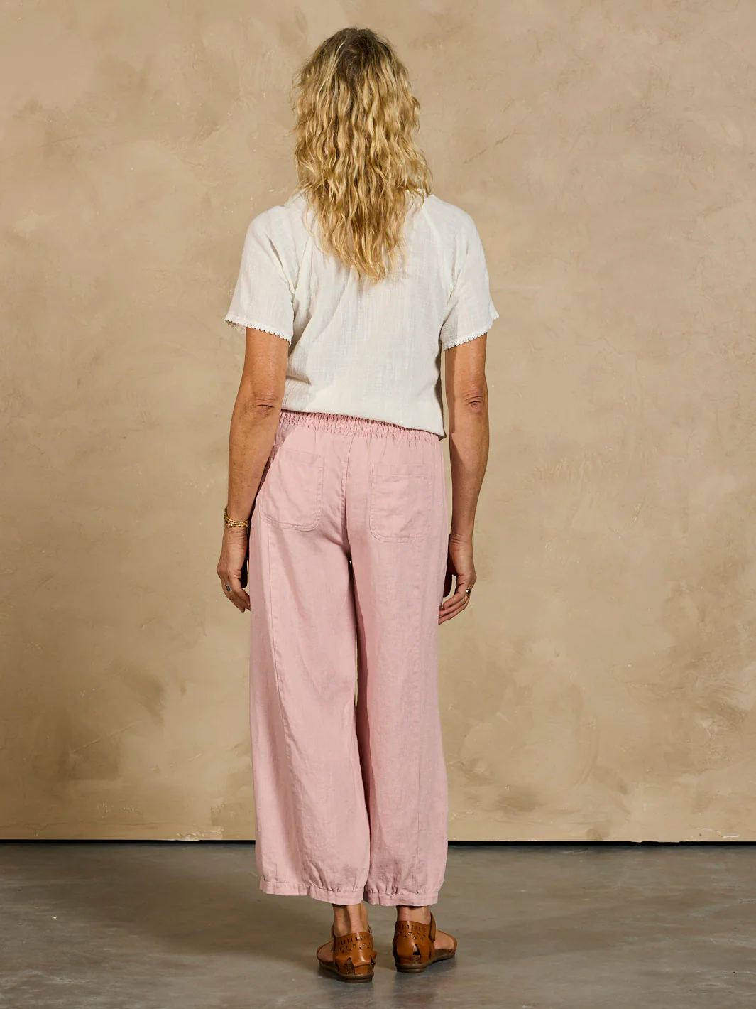 Sadhu French Linen Pants Olive