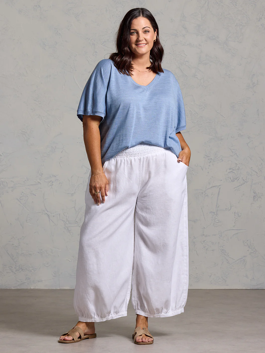 Sadhu French Linen Pants Olive