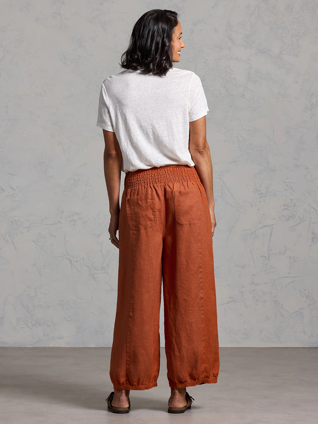 Sadhu French Linen Pants Olive