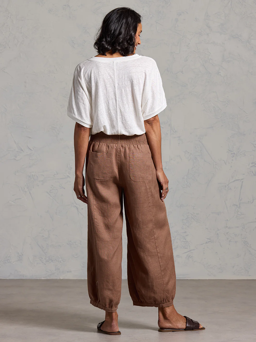 Sadhu French Linen Pants Olive