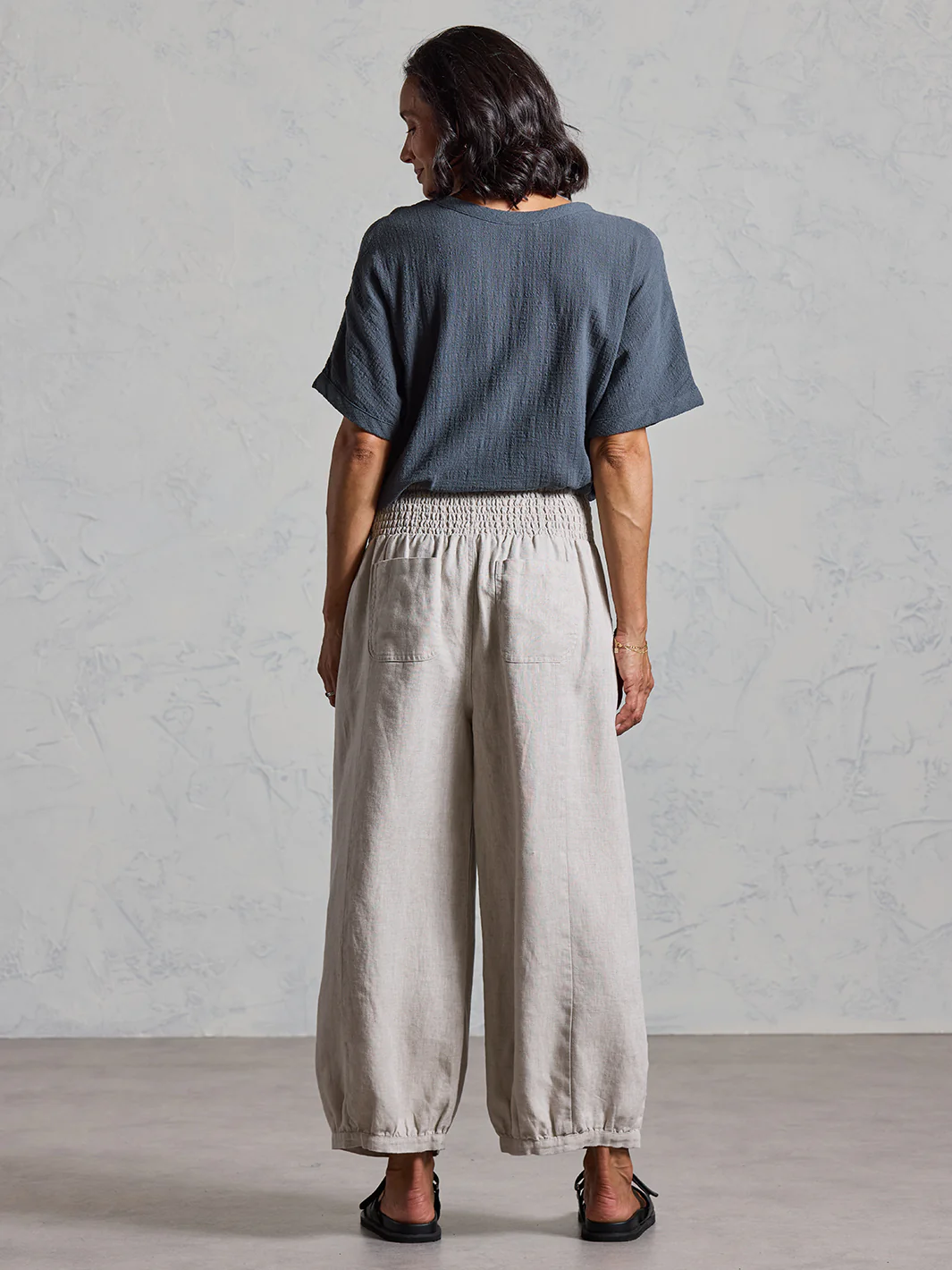 Sadhu French Linen Pants Olive