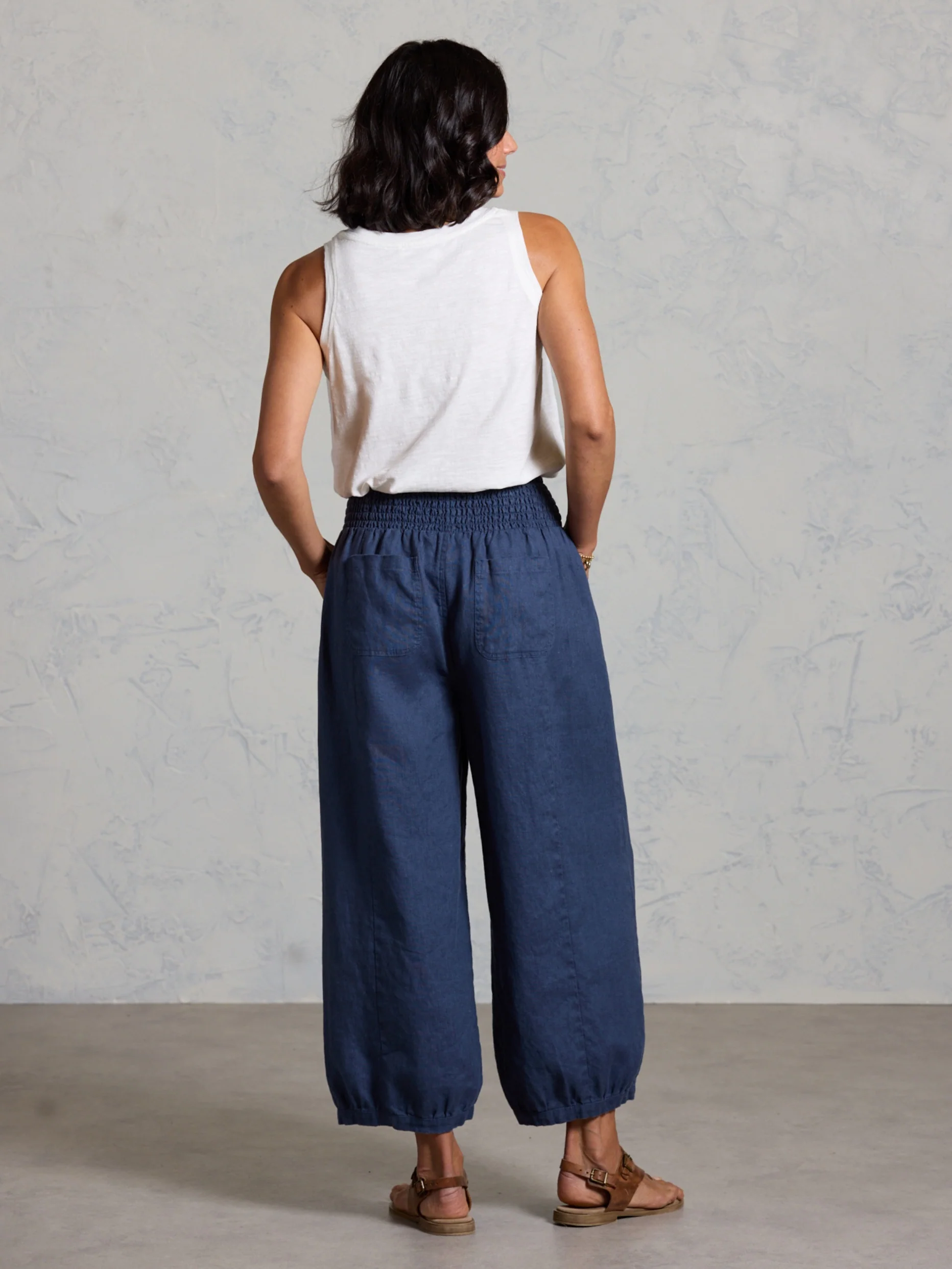 Sadhu French Linen Pants Olive