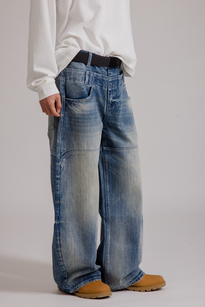 DOUBLE WAIST SELVEDGE DENIM