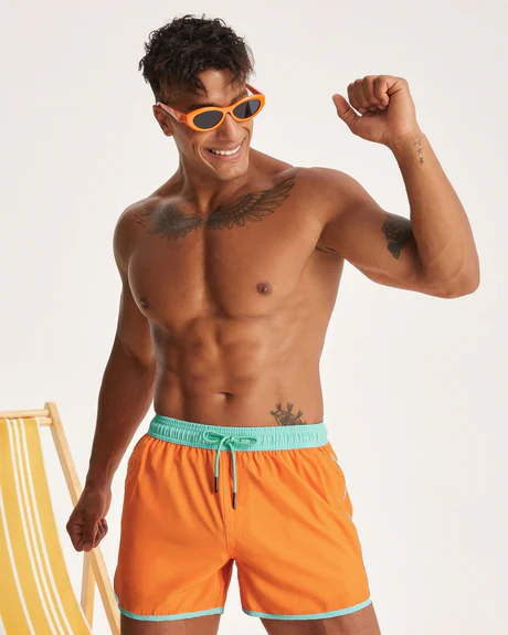 Retro 70s Comfy Swim Trunks