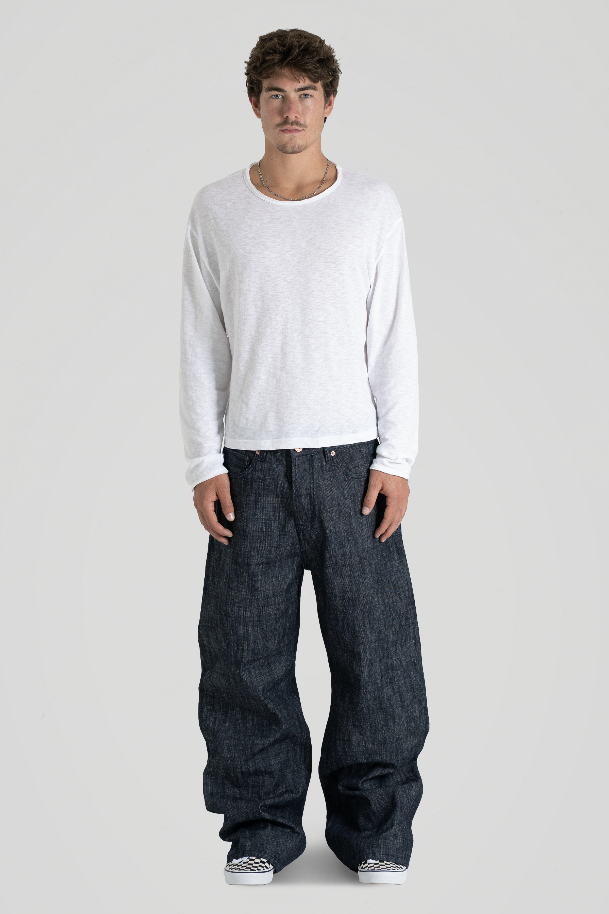 RAW INDIGO SELVEDGE DENIM