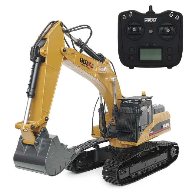 Huna 1580 1:14 All Metal Remote Control Excavator V5 (2026 Model)