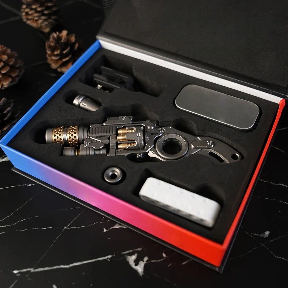 New Titanium alloy revolver fidgets toy