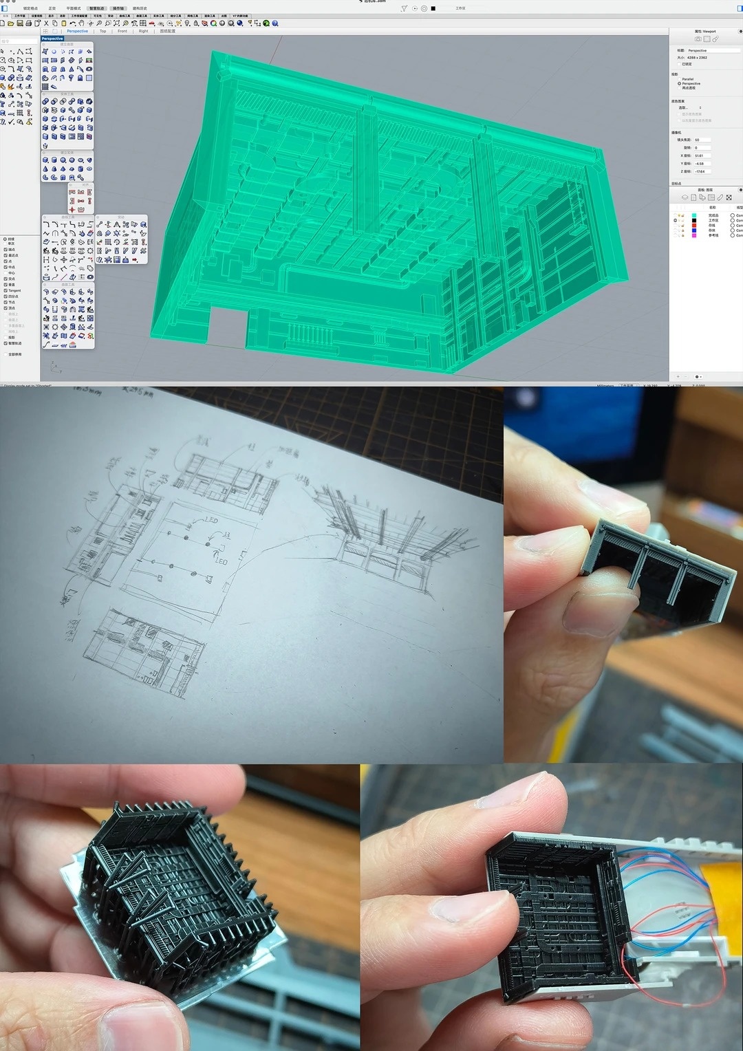 1/700 scale miniature scene – LHD1 supply scene