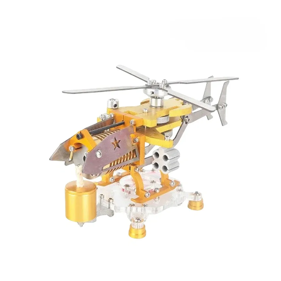 Fire absorbing Stirling helicopter