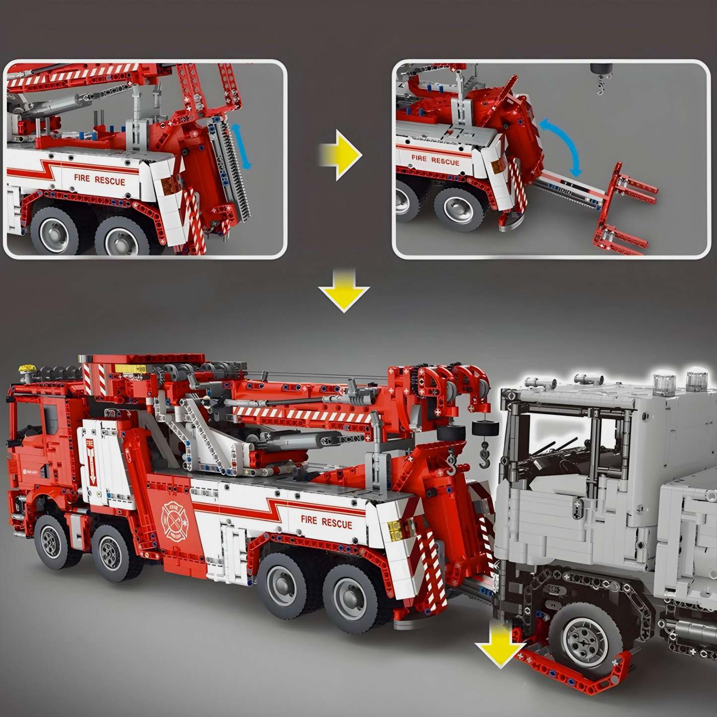 Remote Controlled Fire & Rescue Truck | 4419pcs