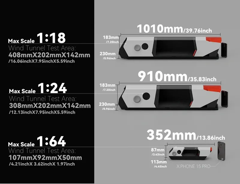 Desktop Wind Tunnel for Your Diecast Cars Models