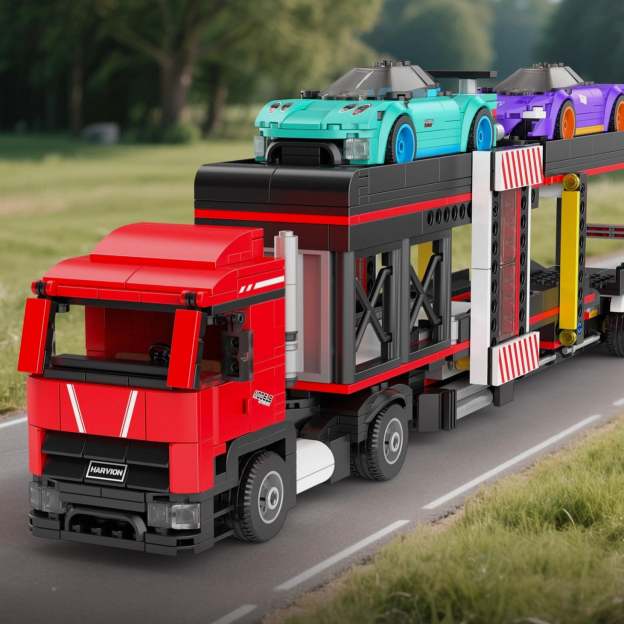 Sports Car Transporter Truck | 1004pcs
