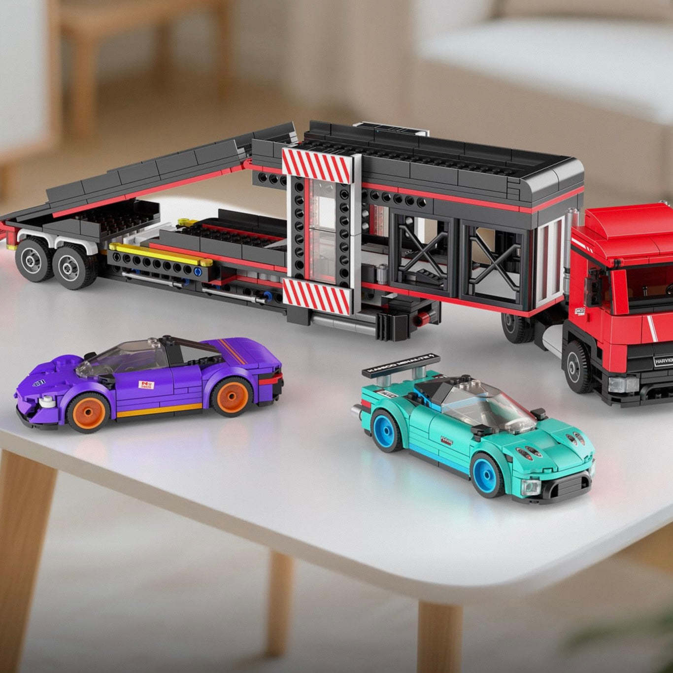 Sports Car Transporter Truck | 1004pcs