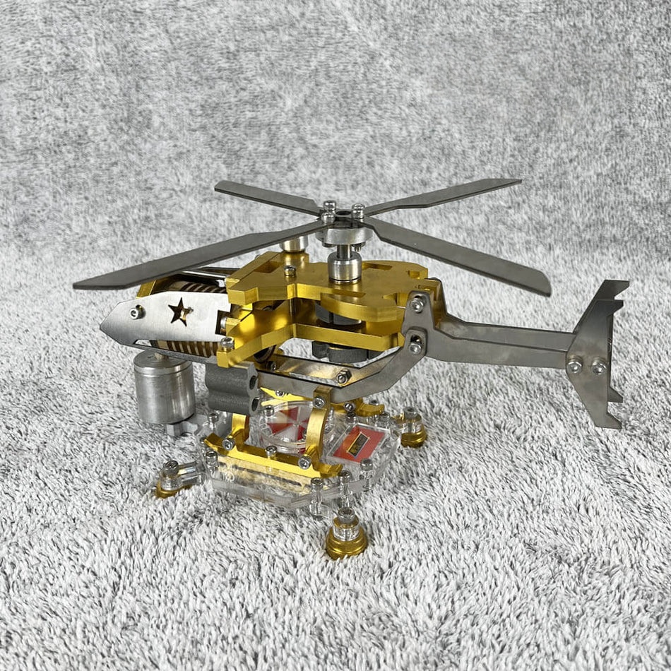 Fire absorbing Stirling helicopter