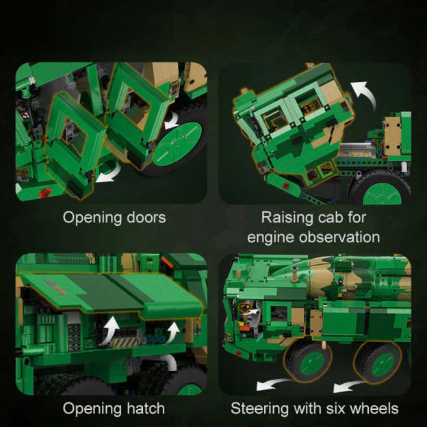 Anti-Ship Ballistic Missile Launcher Truck | 6352pcs