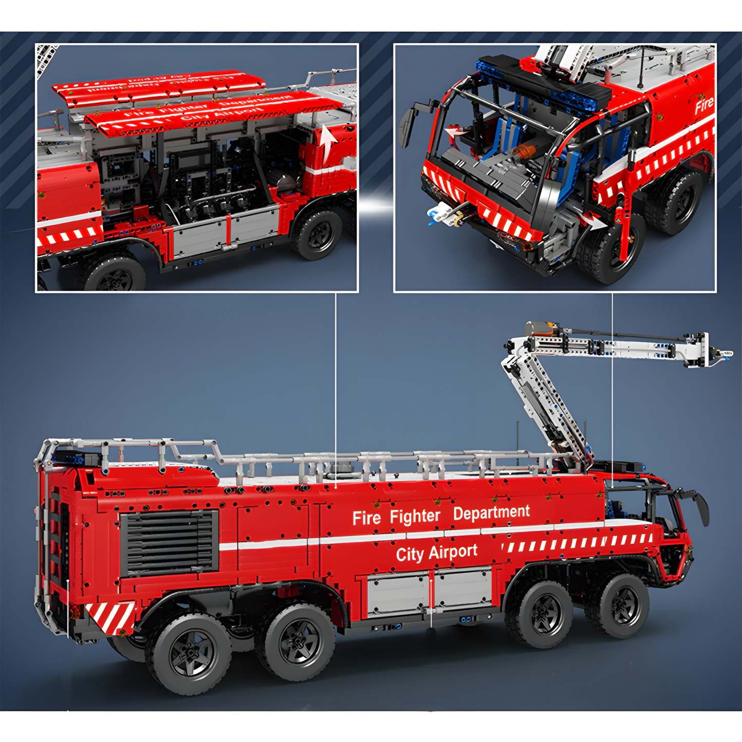 Airport Firetruck | 6654pcs