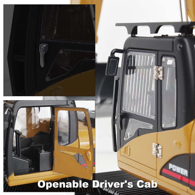 Huna 1580 1:14 All Metal Remote Control Excavator V5 (2026 Model)