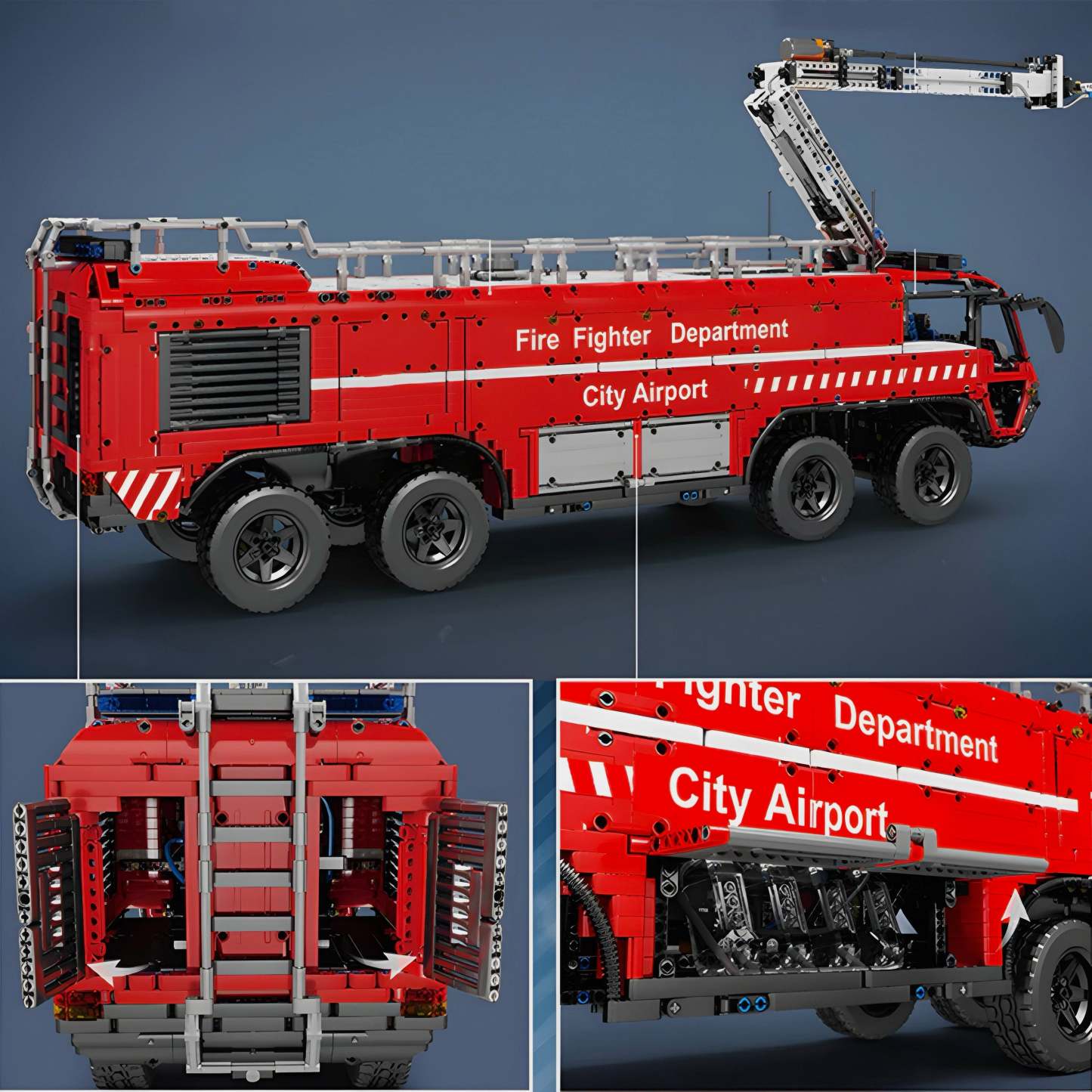 Airport Firetruck | 6654pcs