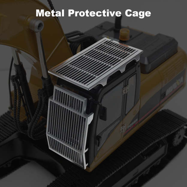 Huna 1580 1:14 All Metal Remote Control Excavator V5 (2026 Model)