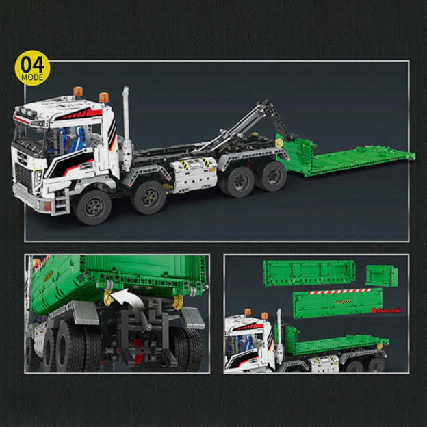 Remote Controlled Skip & Tow Truck | 2950pcs