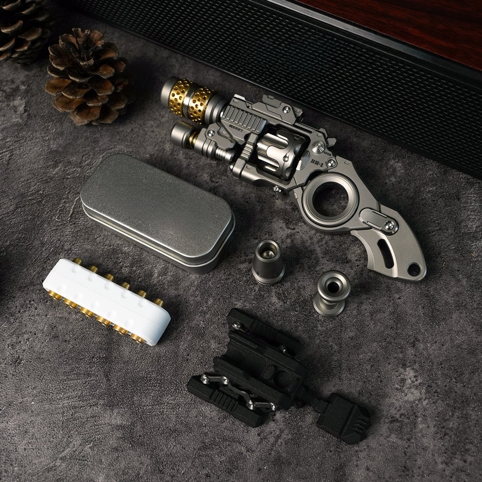 New Titanium alloy revolver fidgets toy