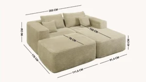 Block canapé compressé