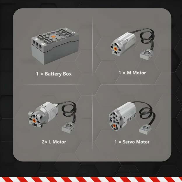 Remote Controlled Skip & Tow Truck | 2950pcs