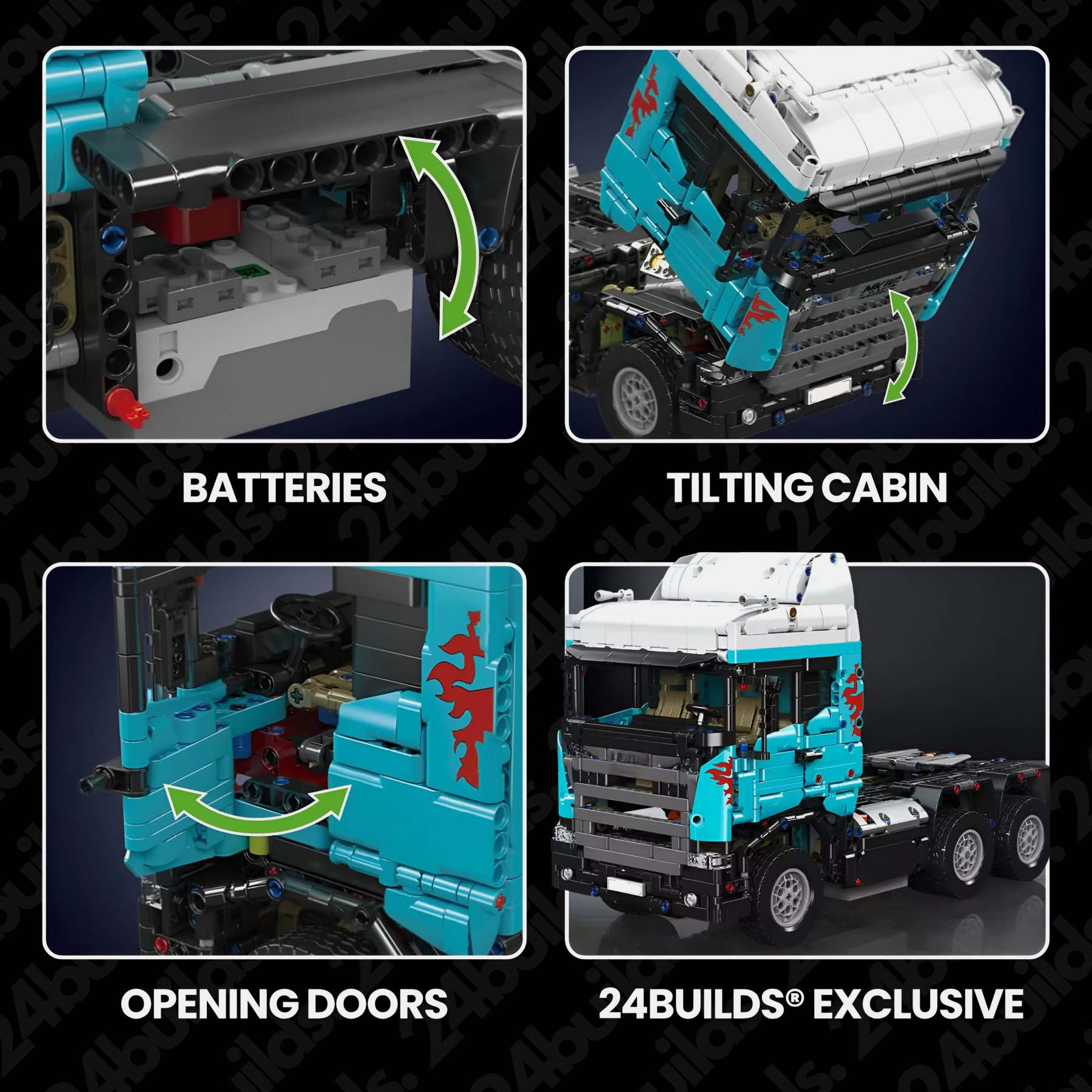 Remote Controlled European Truck | 2060pcs