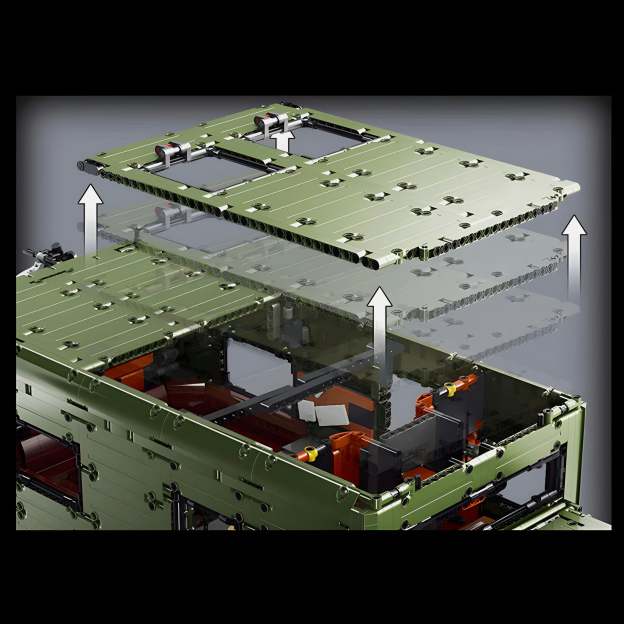 Remote Controlled 6 Wheeled Unimog | 6690pcs