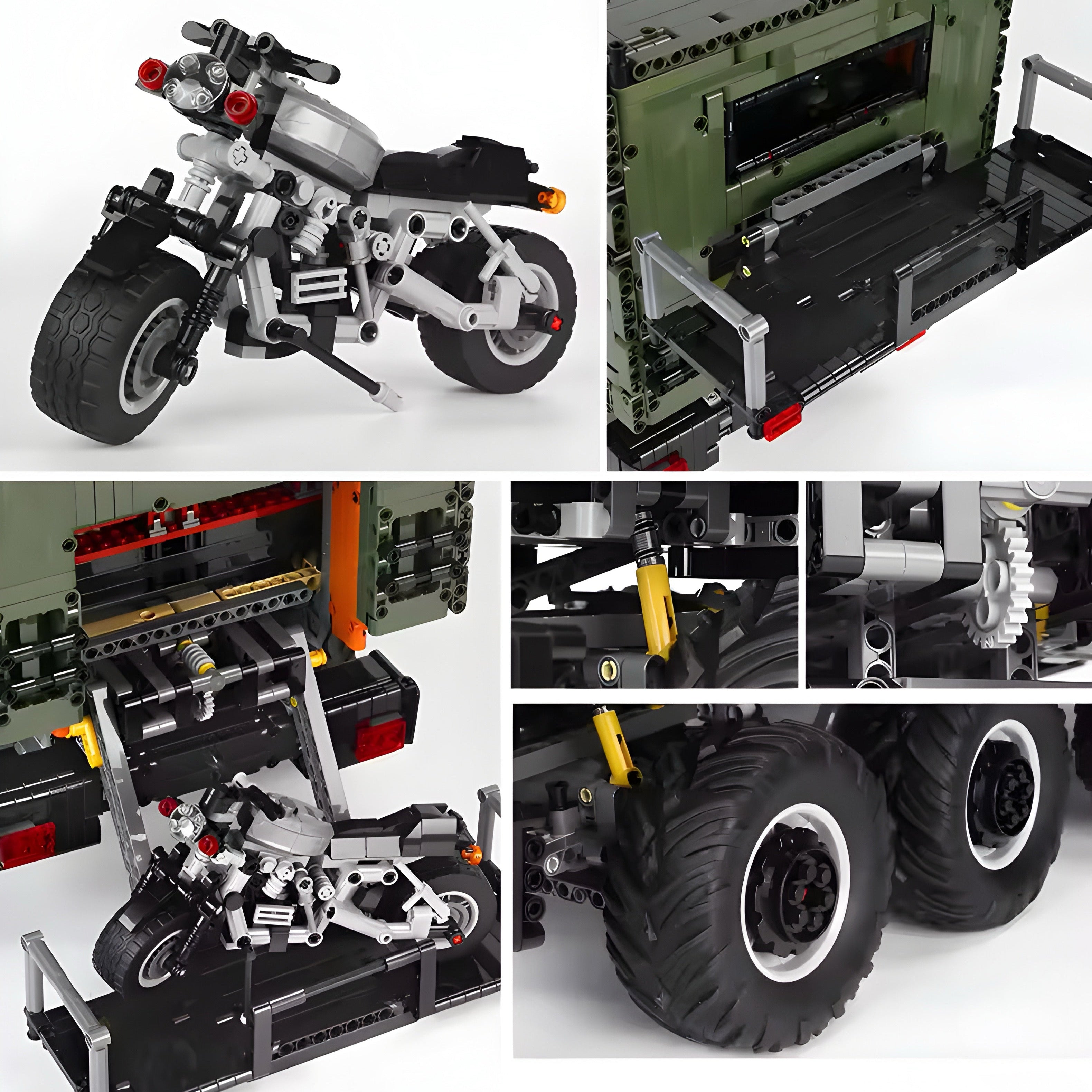 Remote Controlled 6 Wheeled Unimog | 6690pcs