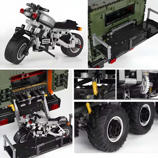 Remote Controlled 6 Wheeled Unimog | 6690pcs