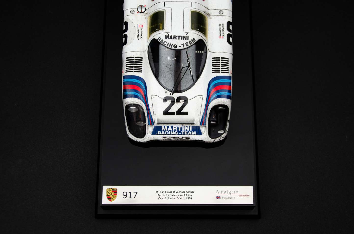 Porsche 917 KH - 1971 Le Mans Winner - Martini Livery - Race Weathered