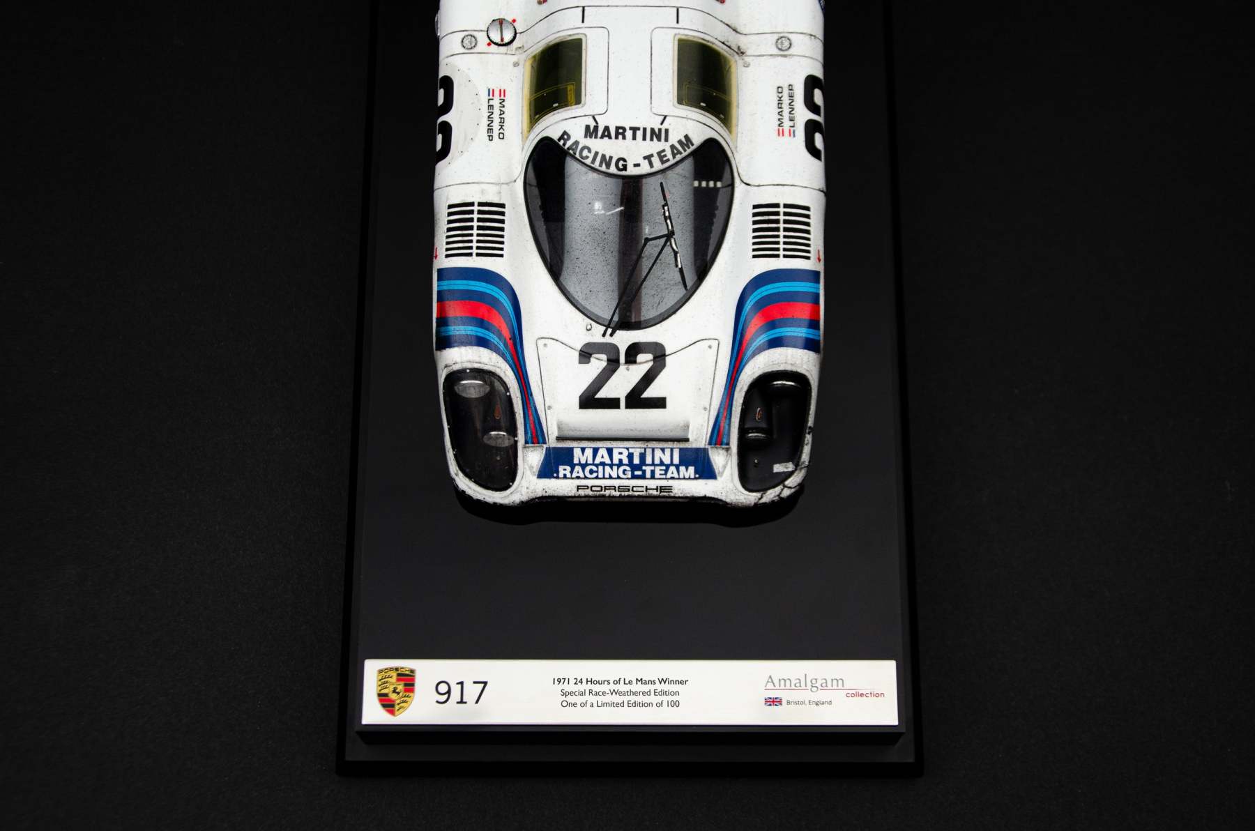 Porsche 917 KH - 1971 Le Mans Winner - Martini Livery - Race Weathered