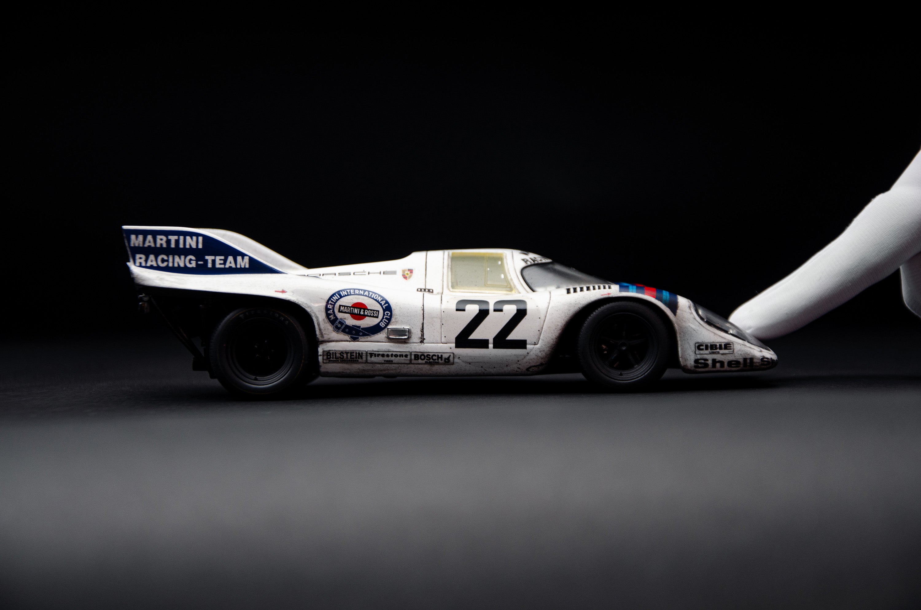 Porsche 917 KH - 1971 Le Mans Winner - Martini Livery - Race Weathered
