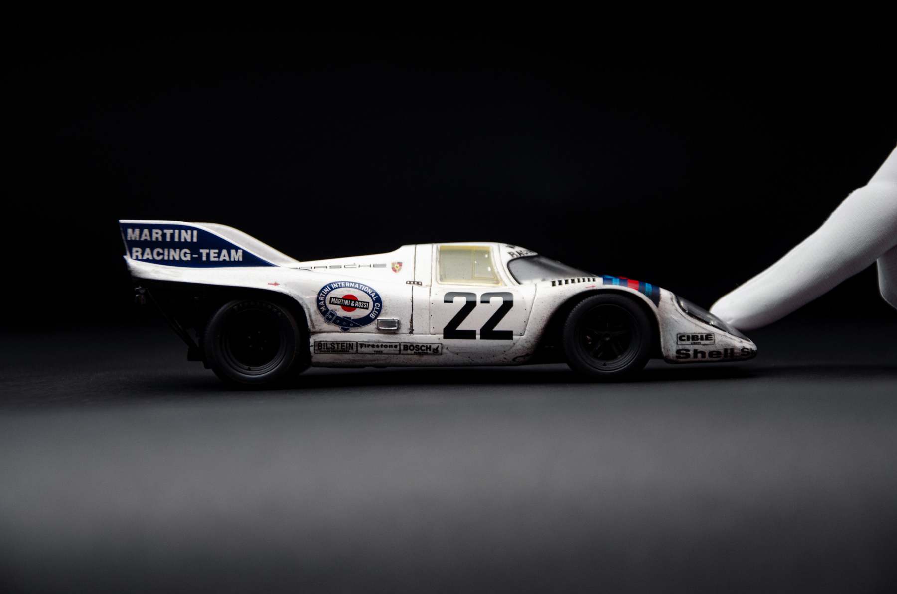 Porsche 917 KH - 1971 Le Mans Winner - Martini Livery - Race Weathered