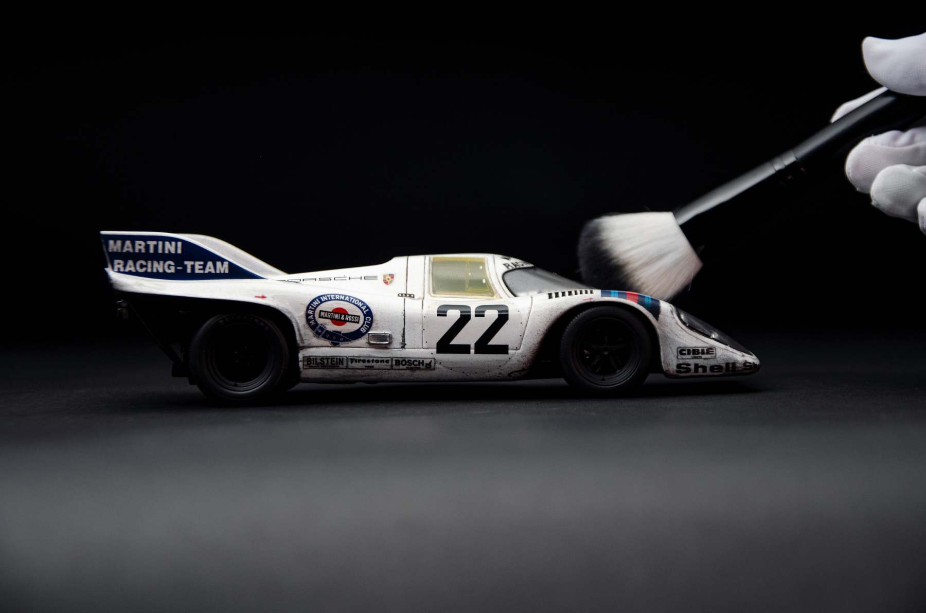 Porsche 917 KH - 1971 Le Mans Winner - Martini Livery - Race Weathered