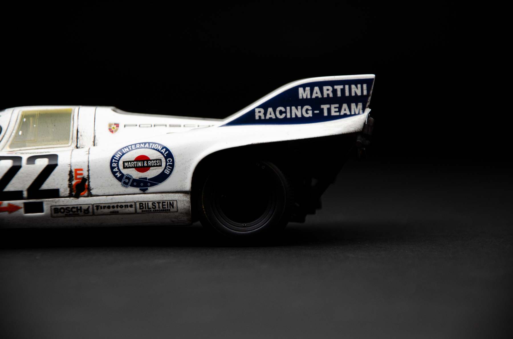 Porsche 917 KH - 1971 Le Mans Winner - Martini Livery - Race Weathered