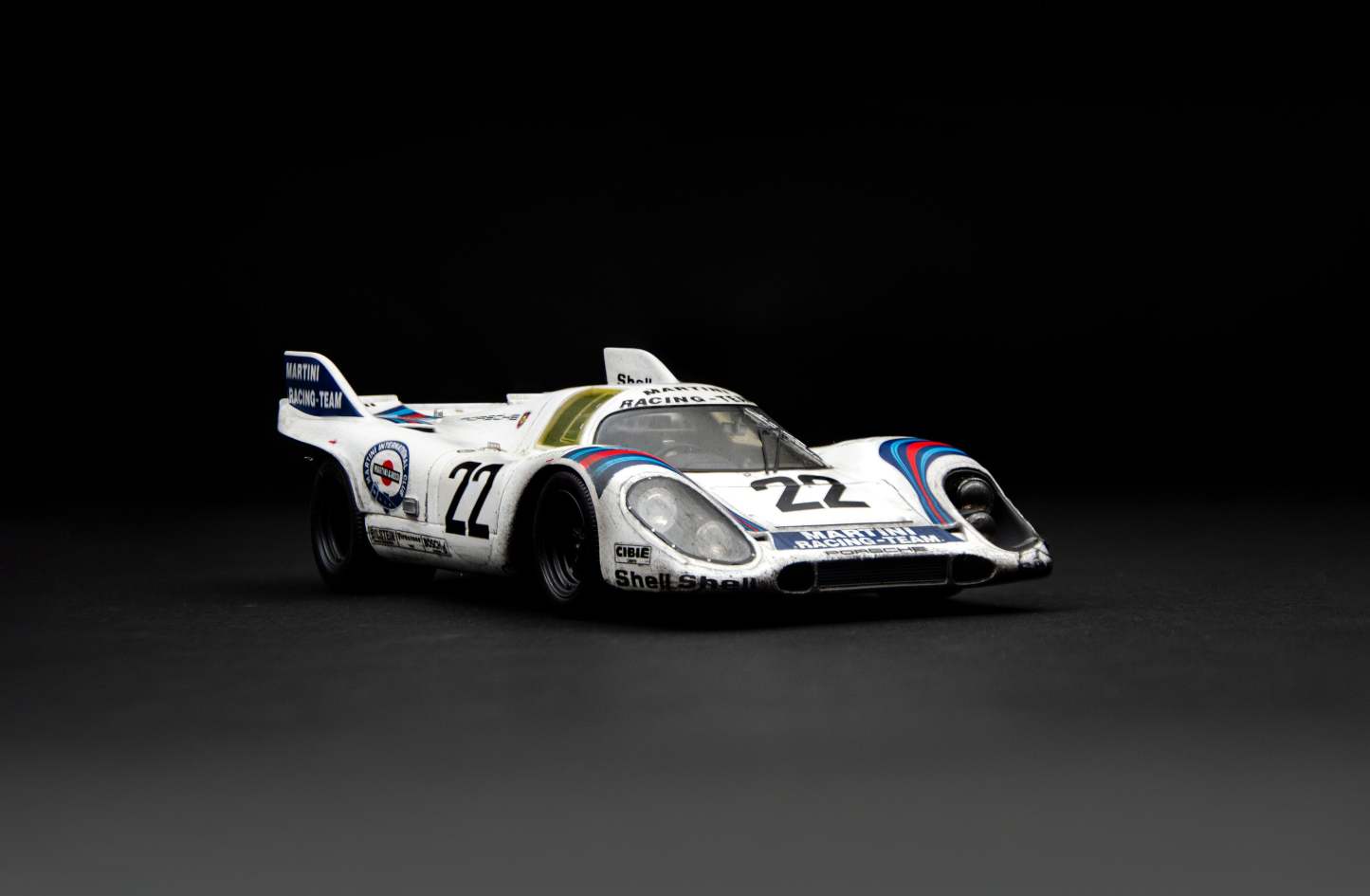 Porsche 917 KH - 1971 Le Mans Winner - Martini Livery - Race Weathered