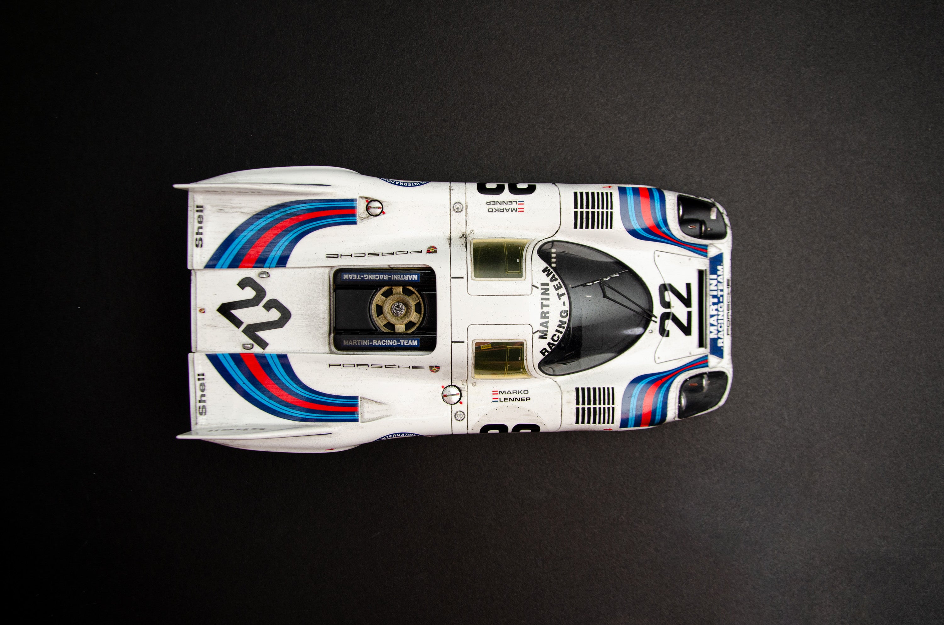 Porsche 917 KH - 1971 Le Mans Winner - Martini Livery - Race Weathered