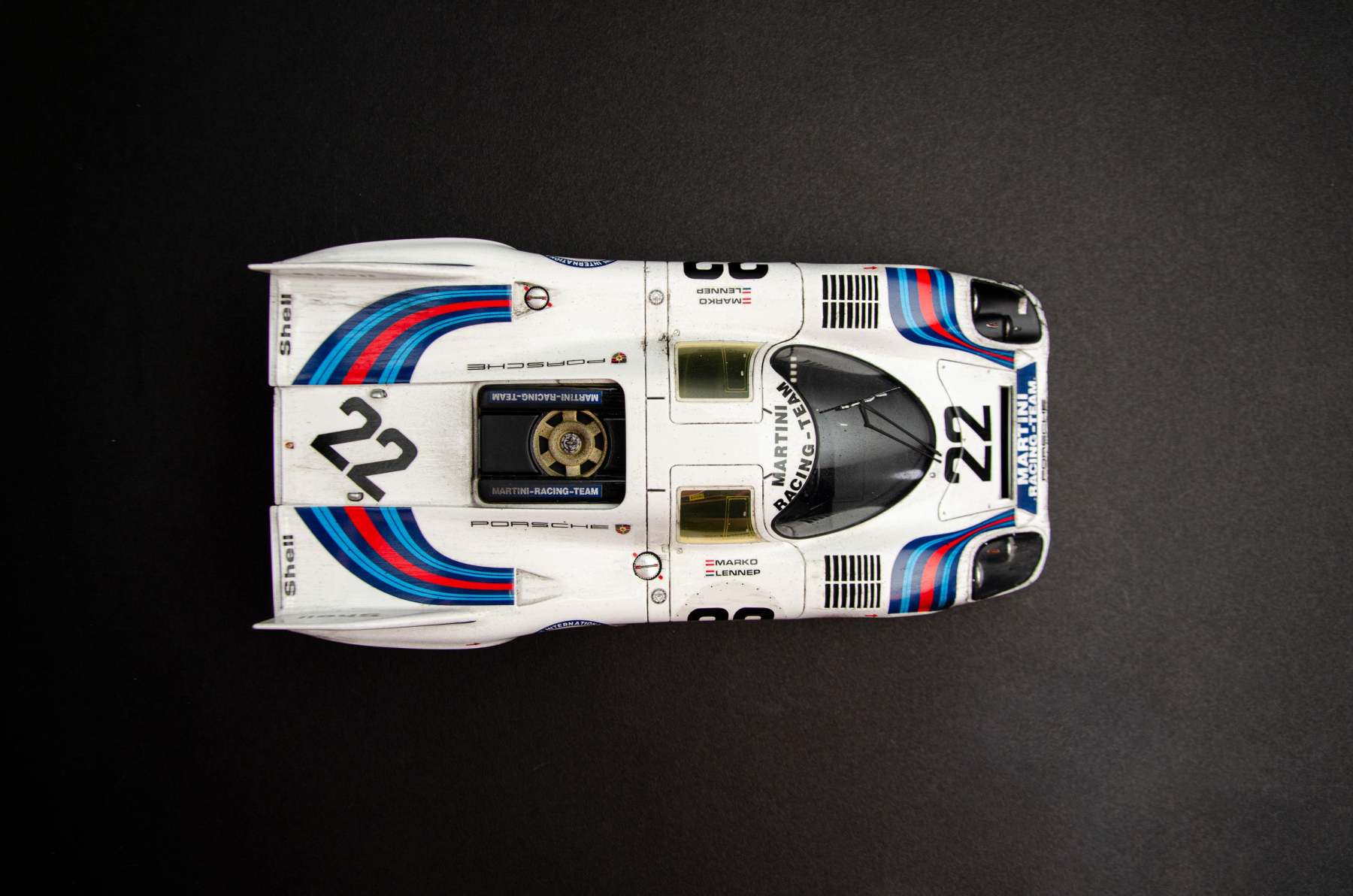 Porsche 917 KH - 1971 Le Mans Winner - Martini Livery - Race Weathered