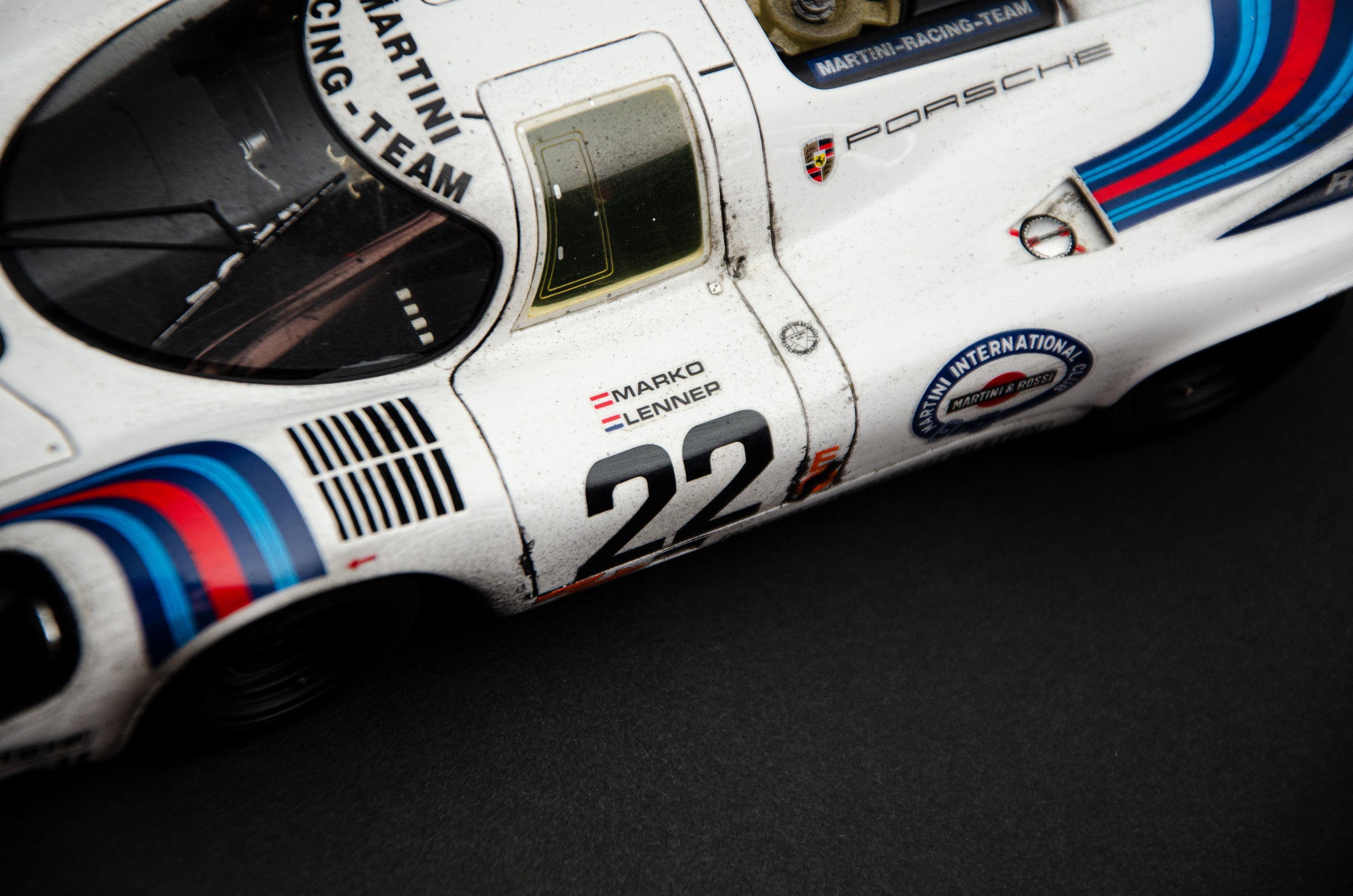 Porsche 917 KH - 1971 Le Mans Winner - Martini Livery - Race Weathered