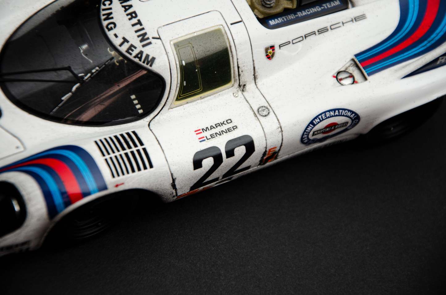 Porsche 917 KH - 1971 Le Mans Winner - Martini Livery - Race Weathered