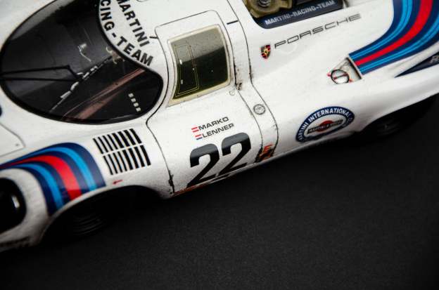 Porsche 917 KH - 1971 Le Mans Winner - Martini Livery - Race Weathered