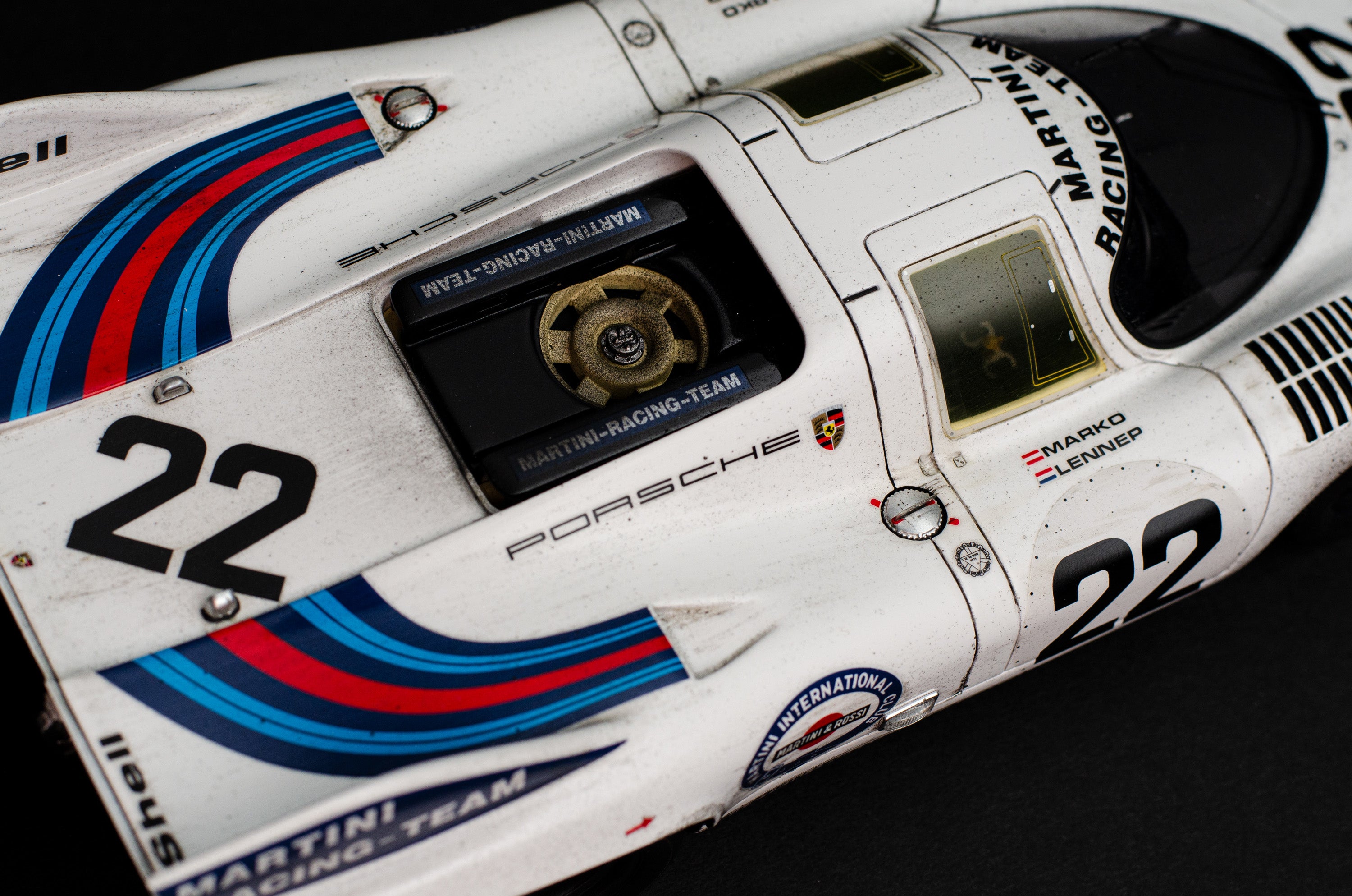 Porsche 917 KH - 1971 Le Mans Winner - Martini Livery - Race Weathered