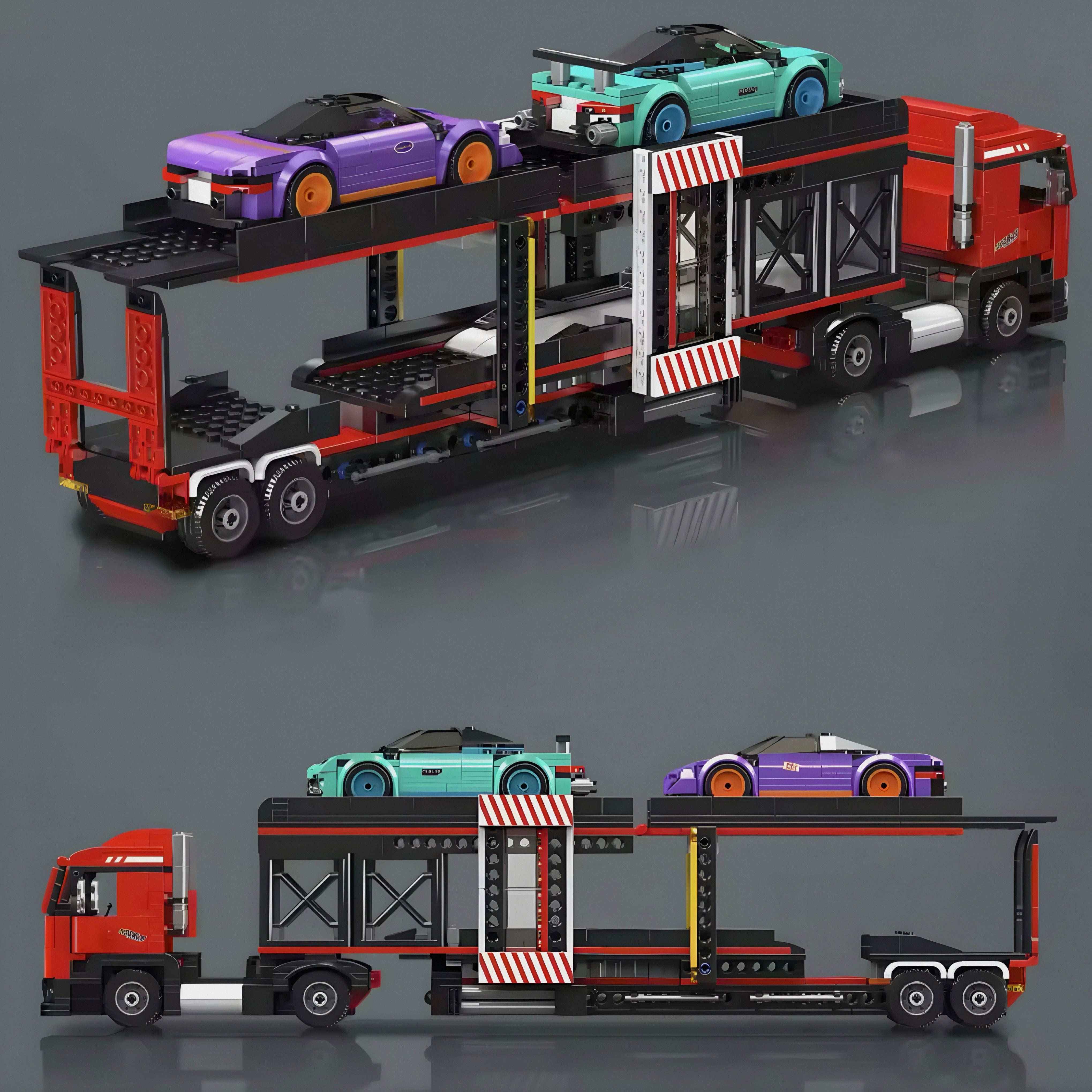 Sports Car Transporter Truck | 1004pcs