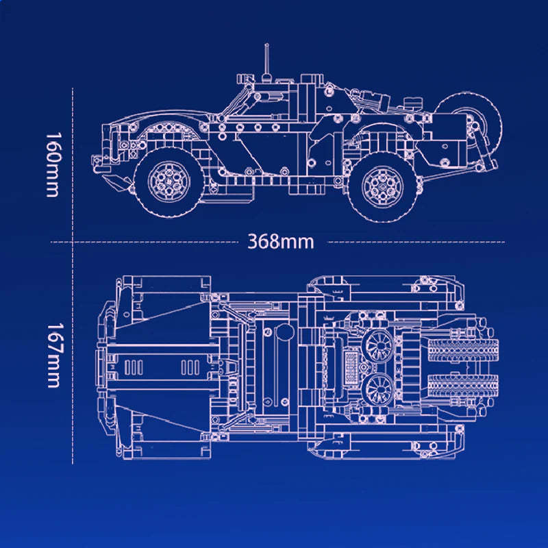Dakar Trophy Truck | 1340pcs